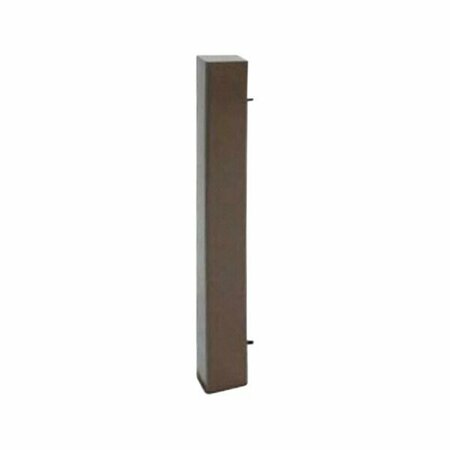 WAUSAU TILE 36'' Surface Mount Steel Corner Post for Fence Panels 676MF5007